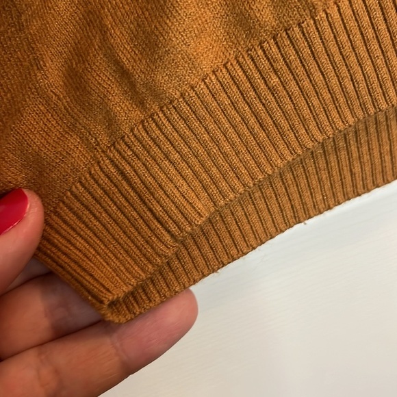 Benetton Women’s M silk cotton cashmere lightweight turtleneck fall winter - Picture 6 of 10